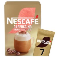 Nescafe Unsweetened Cappuccino Coffee 7 Sachets (14.2 g)