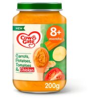 Cow & Gate Carrots, Potatoes, Tomatoes & Chicken 8 Months (200 g)