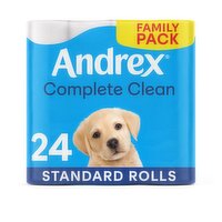 Andrex Complete Clean Toilet Tissue 24 Roll (24 Roll)