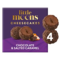 Little Moons Chocolate & Salted Caramel Mochi Cheesecakes (120 g)