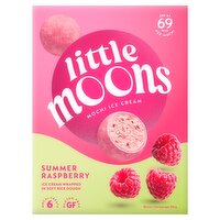 Little Moons Summer Raspberry Mochi Ice Cream Treats (192 g)