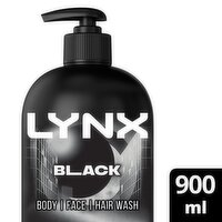 Lynx Black 3 in 1 Shower Gel (900 ml)