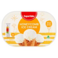 SuperValu Honeycomb Ice Cream Tub (1 L)