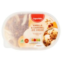 SuperValu Vanilla & Caramel Ice Cream Tub (900 ml)