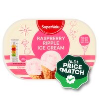 SuperValu Raspberry Ripple Ice Cream Tub (1 L)