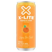 X-Lite Orange Vodka & Soda Can (330 ml)