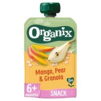 Organix Mango, Pear & Granola Pouch 6+ Months (100 g)
