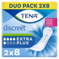 Tena Discreet Extra Plus Incontinence Pads 16 Pack (16 Piece)