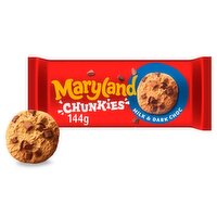 Maryland Chunkies Milk & Dark Choc Cookies (144 g)