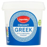 SuperValu Creamy Greek Style Yogurt (1 kg)