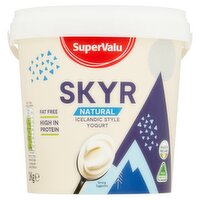 SuperValu Fat Free Natural Skyr Yogurt (1 kg)