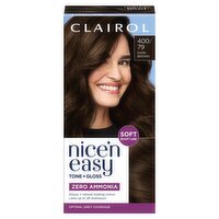 Clairol Nice N' Easy Tone & Gloss 400/79 Dark Brown Hair Dye (135 ml)
