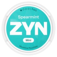 Zyn Spearmint Mini Nicotine Pouches 3mg (20 Piece)