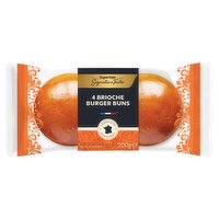 SuperValu Signature Tastes Plain Brioche Burger Bun 4 Pack (200 g)