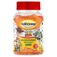 Haliborange Toy Story Multivitamins With Omega 3 For Kids 3+ (60 Piece)