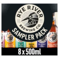 Rye River Brewing Co IPA Bottle Sampler 8 Pack (500 ml)