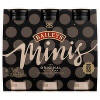 Baileys Original Minis Irish Cream Liqueur 3 Pack (10 cl)
