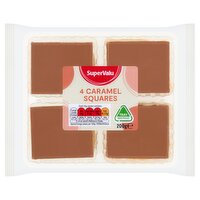 SuperValu Caramel Squares 4 Pack (200 g)