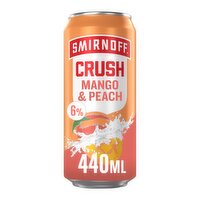 Smirnoff Crush Mango & Peach Can (440 ml)