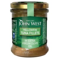 John West Yellowfin Tuna Fillets in Extra Virgin Olive Oil Jar (180 g)