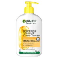 Garnier Skin Active Brightening Vitamin C Cream Cleanser (250 ml)