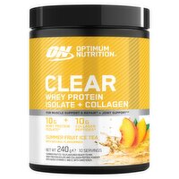 Optimum Nutrition Summer Fruit Ice Tea Clear Whey Protein Collagen (240 g)