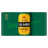 Bulmers Original Irish Cider Can 15 Pack (500 ml)