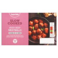 SuperValu Slow Cooked Irish Beef Meatballs, Smoked Paprika & Tomato Sauce (500 g)