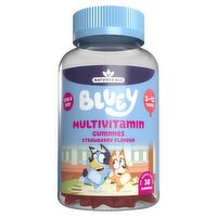 Natures Aid Bluey Multivitamin Strawberry Flavour Gummies (30 Piece)