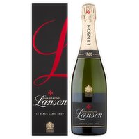 Lanson Black Label Champagne Brut Gift Pack (75 cl)