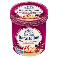 Sammontana Vanilla & Sour Cherry Gelato Tub (500 g)