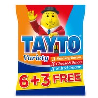 Tayto Variety Crisps 6+3 Free (25 g)