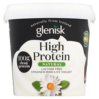 Glenisk High Protein Lactose Free Natural Yogurt (1 kg)