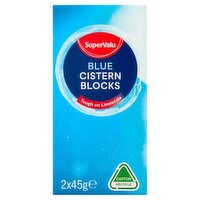 SuperValu Blue Cistern Blocks 2 Pack (45 g)