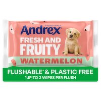 Andrex Fresh And Fruity Watermelon Hygiene Wipes (30 Piece)