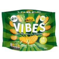 McCain Vibes Cheese & Onion Crispy Potato Slices (356 g)