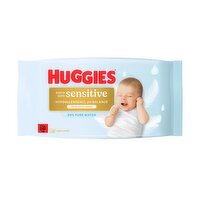 Huggies Pure Extra Care Sensitive Baby Wipes (48 Piece)