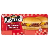 Rustlers Classic Cheese Burgers 2 Pack (111 g)