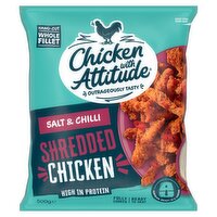Chicken with Attitude Salt & Chilli Shredded Chicken (500 g)