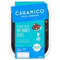 Caramico Double Chocolate Brownie Bake (220 g)
