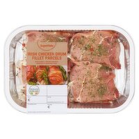 SuperValu Chicken Drum Fillet Parcels with Garlic Cream Cheese in Serrano Ham (400 g)