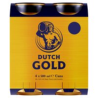 Dutch Gold Beer Can 6 Pack (500 ml)