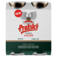 Prazsky Lager Can 4 Pack (500 ml)