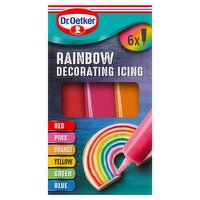 Dr.Oetker Rainbow Decorating Icing 6 Pack (17 g)