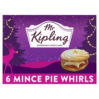 Mr Kipling Mince Pie Whirls 6 Pack (169 g)
