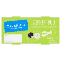 Caramico Garlic & Herb & BBQ Sauce Dippin Duo 2 Pack (60 g)