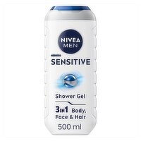 Nivea Men Sensitive 3in1 Shower Gel (500 ml)