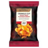 SuperValu Signature Tastes Crinkle Cut Roast Beef Crisps (125 g)