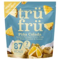 TruFru Pina Colada Frozen Pineapple In White Chocolate & Coconut (200 g)