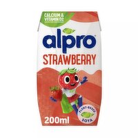 Alpro Kids Strawberry Soya Drink (200 ml)